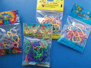 Bandas de goma para muñeca para niños, banda elástica de goma para la mano, regalo, de silicona que brilla en la oscuridad, ecológica - Product Image 3