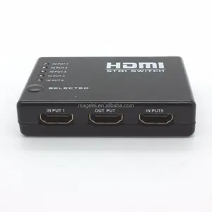 1080p HDMI Switcher 5 Trong 1 Out HDMI Switcher Với IR Điều Khiển Từ Xa