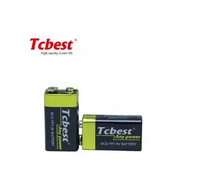 6f22 9v high power carbon zinc battery