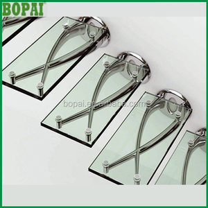 Cadre en acier inoxydable <span class=keywords><strong>rampe</strong></span> d'<span class=keywords><strong>escalier</strong></span> droite pour <span class=keywords><strong>marches</strong></span> en verre sans contremarches - Product Image 3