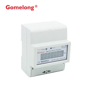 Single Phase Electric Meter Manufacturers Modbus Single Phase Bi-directional Multifunction Electric Energy Meter Power Monitor