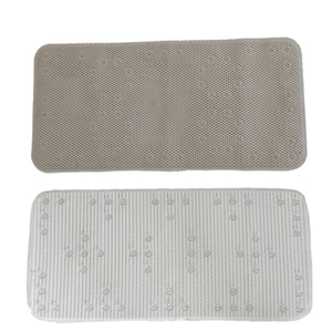 Tapis de bain en PVC avec ventouses, tapis de baignoire antidérapant 36x17 - Product Image 3