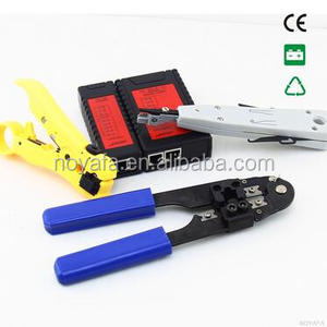 <span class=keywords><strong>Internet</strong></span> Network Cable Tester Wire Crimp LAN RJ45 RJ11 CAT5 Analyzer Tool Kit (NF-1201) - Product Image 3