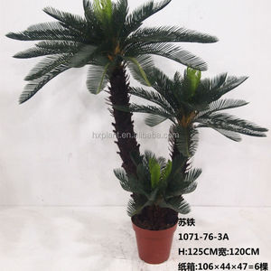 Sago Cycas พืชบอนไซเทียม,ไม้กระถางจำลองสูงราคาส่งโรงงาน Cycas - Product Image 4