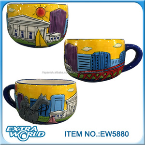 12oz taza de pintado <span class=keywords><strong>a</strong></span> <span class=keywords><strong>mano</strong></span> de OEM <span class=keywords><strong>para</strong></span> cerveza bar - Product Image 4