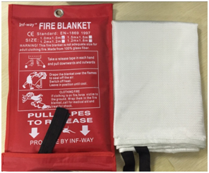 Manta del fuego de emergencia precios manta del fuego 1 m x 1 m seguridad en el <span class=keywords><strong>hogar</strong></span> - Product Image 2