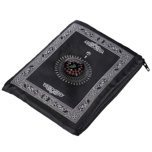 Nouvelles idées de produits 2023 Tapis de prière musulman de poche écologique Tapis de prière de voyage avec boussole - Product Image 2