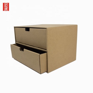 Lưu Trữ <span class=keywords><strong>Kraft</strong></span> Giấy Ngăn Kéo Sinh Viên Hộp Văn Phòng Phẩm Cho Ngăn Kéo - Product Image 4