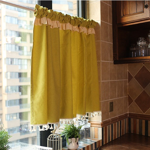 Piccole tende Decorative di cotone di alta qualità Mini tessute per uso esterno per soggiorno o finestra ospedaliera - Product Image 2