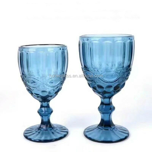 Colored Diamond <strong>Glass</strong> Goblet Sundae Cup <strong>Champagne</strong> Flute <strong>Vintage</strong> Cut <strong>Glass</strong> of Embossed Pattern Wine <strong>Glasses</strong> for Wedding Party - Product Image 2
