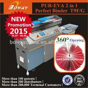 Hupu boway fullar 2015 china 1st pur-eva 2 1 en libro vinculante máquina perfecta