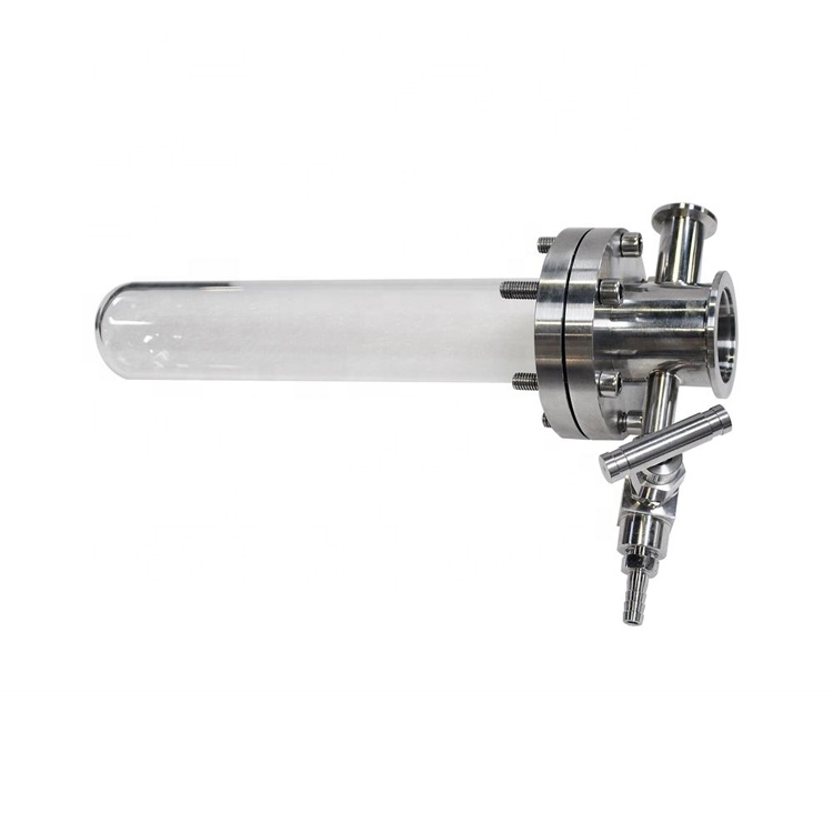 Кварцевая стеклянная трубка большого диаметра, кварцевая трубка для печи, фланцевая кварцевая трубка