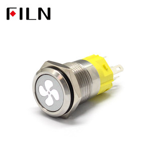 16 Mét 12V LED Bạc Shell Kim Loại <span class=keywords><strong>Push</strong></span> <span class=keywords><strong>Button</strong></span> Chuyển Bảng Điều Khiển Customsymbol Tạm Thời Latching On Off Xe Đua Chuyển Đổi - Product Image 6