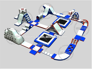 Inflatable island, giant inflatable floating water park with SGS certificate - Product Image 3