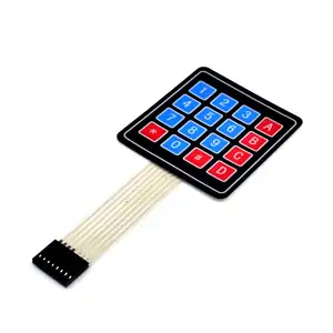 Teclado con interruptor de membrana 4x4 de 16 teclas, matriz de matriz 4x4