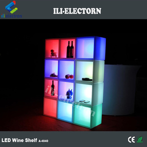 الصمام مضيئة مكعب يعرض متوهجة زجاجة عرض موقف - Product Image 4