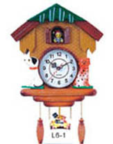 Reloj de pared de plástico con forma de casa para niños, música, para decoración, venta al por mayor, reloj de hora mundial - Product Image 3