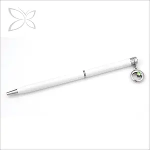 Crystocraft High-End Metal Charm Personalizable Encantador Bola decorativa Cristales de corte brillante 0,5mm para la decoración de la pluma - Product Image 1