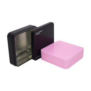 Khuyến Mại Tùy Chỉnh Thiết Kế Quảng Trường Matte Đen Với Embossed <span class=keywords><strong>Wallet</strong></span> Kim Loại Đóng Gói Hộp Thiếc - Product Image 6