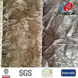 Alibaba chine fabricant vend 2015 nouveau design à carreaux velboa canapé tissu pour <span class=keywords><strong>versace</strong></span> meubles - Product Image 3
