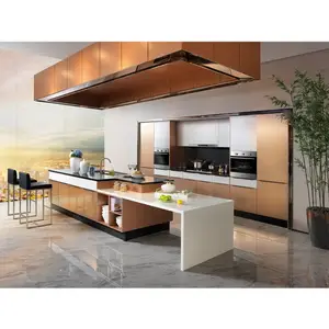 American Project Metal Foil Kitchen Cabinet Wooden Cabinets Interior Home Design