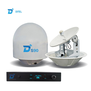 Ditel S90 90см 2-осевой стабилизированный Ku-Band TV HD HD спутниковая телевизионная антенна Авто трек интернет-приемник