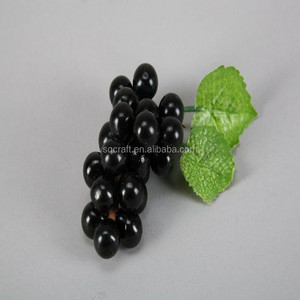 Sanqi artisanat réaliste fantaisie <span class=keywords><strong>Faux</strong></span> <span class=keywords><strong>Faux</strong></span> <span class=keywords><strong>Fruits</strong></span> artificielle raisin tas / Cluster pour la fête de mariage maison décoration - Product Image 5