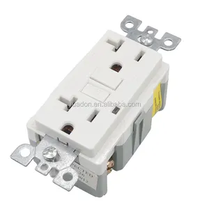 20A 125V US hospital grade duplex AC GFCI receptacle socket