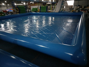 Rectangle inflatable ground pool inflatable pool toys holiday slide pool for rental - Product Image 4