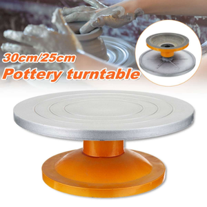 25CM Metal Pottery Banding Wheel Turntable Turn <strong>Plate</strong> <strong>Clay</strong> Sculpture Modelling Tool - Product Image 3