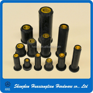 Écrous à expansion en <span class=keywords><strong>caoutchouc</strong></span> EPDM avec filetage en laiton, écrous à bride, écrous d'ancrage en <span class=keywords><strong>caoutchouc</strong></span>, matériel de fixation chinois M3 M4 M5 M6 M8 - Product Image 3