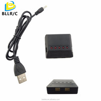 Carregador para helicóptero lipo 5 em 1, carregador equilibrado de bateria para wltoys v911 kv911 f929 f939 e010 furibee f36 h36 rc