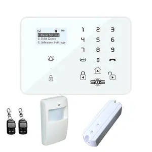 Sistemas de alarme anti-assalto gsm, aplicativo de suporte para segurança residencial k9