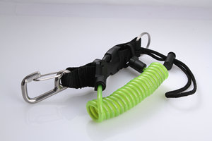 Buceo de <span class=keywords><strong>alambre</strong></span> de acero inoxidable y mosquetón Cámara cordón/buceo BCD - Product Image 2