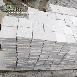 Cubo <span class=keywords><strong>de</strong></span> Cuarcita Blanca <span class=keywords><strong>Cristal</strong></span> para Pavimentos <span class=keywords><strong>de</strong></span> Jardín y Patio - Product Image 3