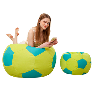 <strong>Football</strong> <strong>Bean</strong> <strong>Bag</strong> Ready Filled 300 L EPS Beads - Children &amp; Adults 90 cm <strong>Bean</strong> <strong>Bag</strong> Giant <strong>Bean</strong> <strong>Bag</strong> Lounge Chair Seat Cushion - Product Image 5