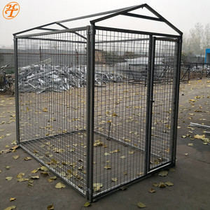 HaoTian fabrika <span class=keywords><strong>metal</strong></span> kaynaklı büyük ızgara chenil dışarı kapı - Product Image 3