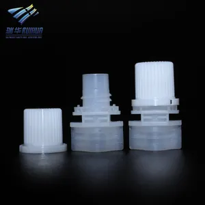 8.6mm Food packaging plastic doy pack spout with screw cap