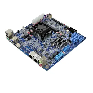 ZC-3855DN-NAS 듀얼 LAN 2 기가비트 이더넷 6 SATA 3.0 포트 미니 Itx 마더 보드 NAS 지원