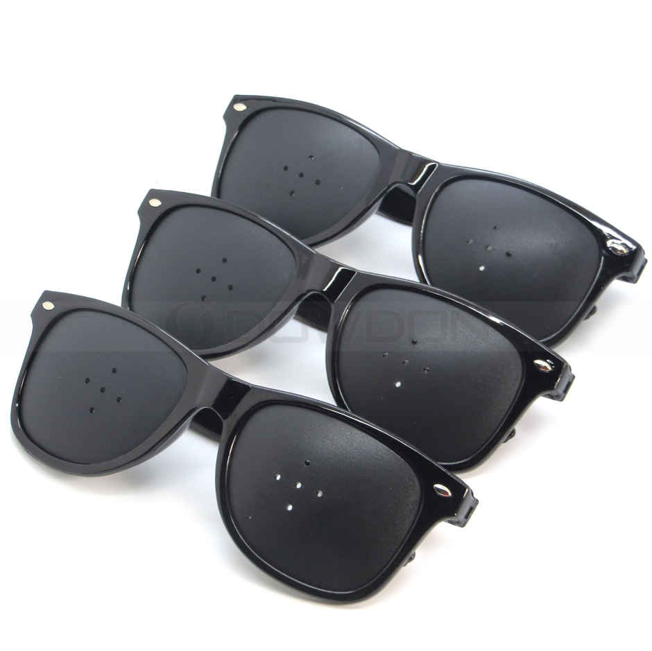 Fashion Eyesight Improver Anti-fatigue Vision Care Stenopeic 5 Holes Pinhole Glasses