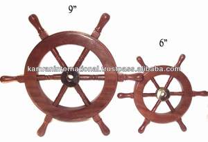 Smaller Size Nautical Ship Wheel Wooden Ship Wheel Decorative Ship Wheel - Product Image 6