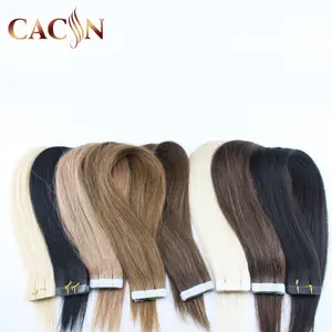 Wholesale Price Unprocessed Brazilian 22 Inch Remy Tape Hair Extensions hair extension human,2015 14A grade top quality