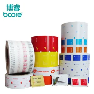 paper/pe film sugar/papper/salt sachet PE coated wrapping paper