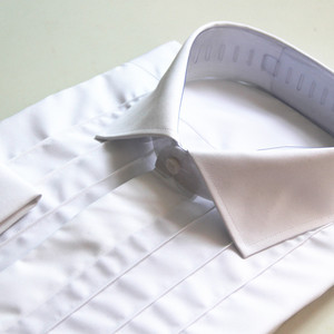 <span class=keywords><strong>Camicie</strong></span> da uomo in cotone 100% <span class=keywords><strong>camicie</strong></span> da smoking di puro bianco - Product Image 6