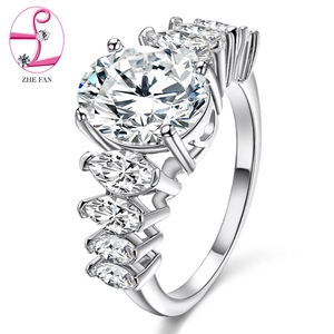 Bague de fiançailles en argent sterling/<span class=keywords><strong>laiton</strong></span>, accessoires, bijoux avec Costume classique - Product Image 1