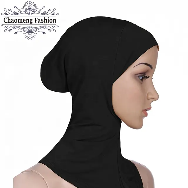 HM201 # accessoire islamique de mode modeste intérieur Hijab musulman uni pour dubaï Abaya