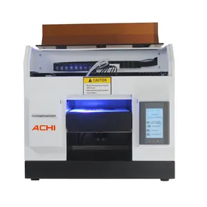 ACHI Mới Nhất Mini UV A4 Uv Máy In Cho Trường Hợp Điện Thoại Máy In