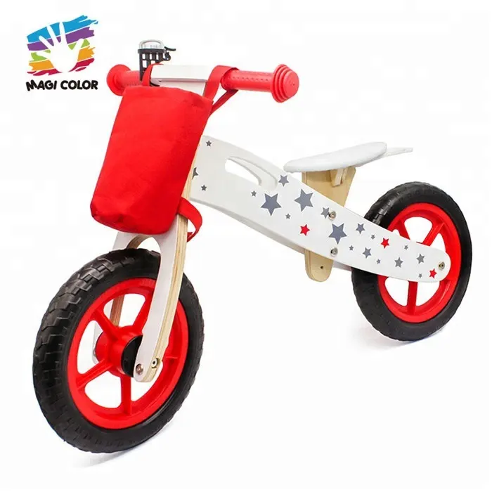 high quality balance learning wooden kids push bike without pedals W16C194C
