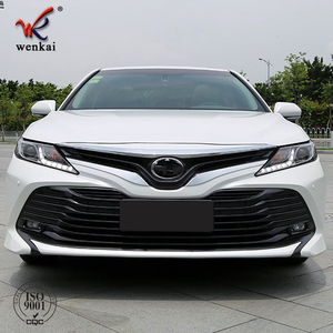 Cocok untuk Toyota Camry XV70 2018 2019 2020 ABS Krom Penutup Depan Grille Mesin Tutup Strip Potongan Aksesori Mobil