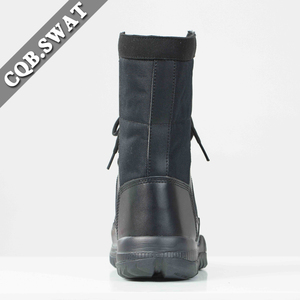 Bottes de combat pour homme en cuir véritable de 8 pouces, semelle en caoutchouc personnalisée, à lacets, noires, style été, bottes <span class=keywords><strong>Ranger</strong></span> en microfibre, pas chères - Product Image 5